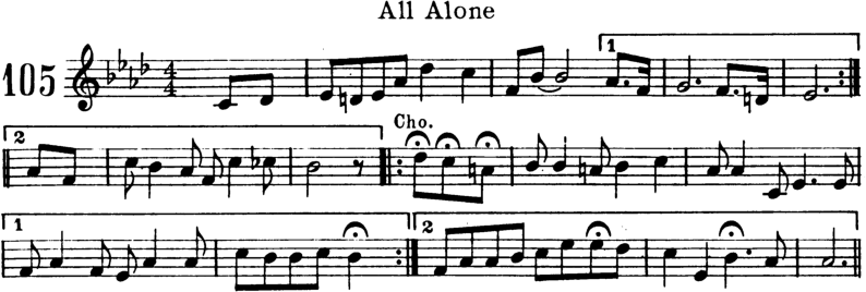 All Alone Violin Sheet Music