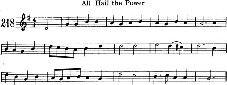 All Hail the Power Violin Sheet Music