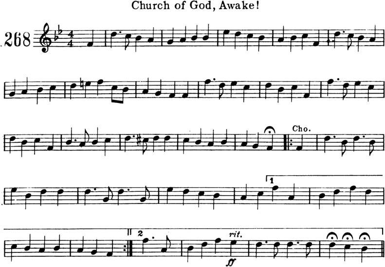 Church of God Awake Violin Sheet Music