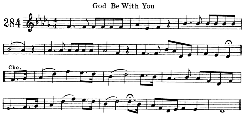 God Be With You Violin Sheet Music