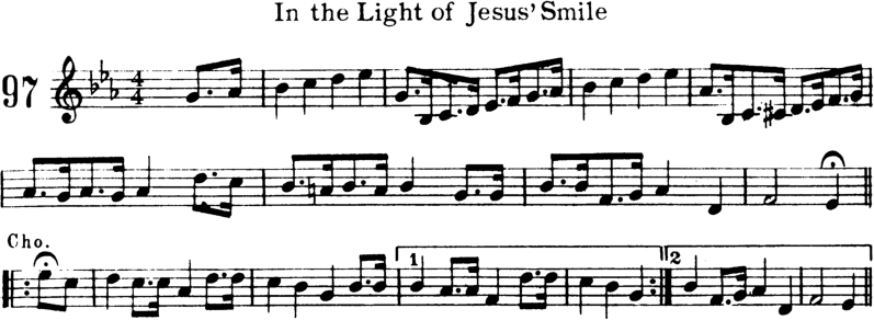 In the Light of Jesus Smile Violin Sheet Music