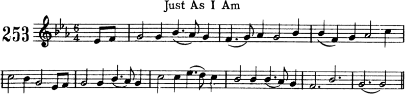 Just As I Am Violin Sheet Music