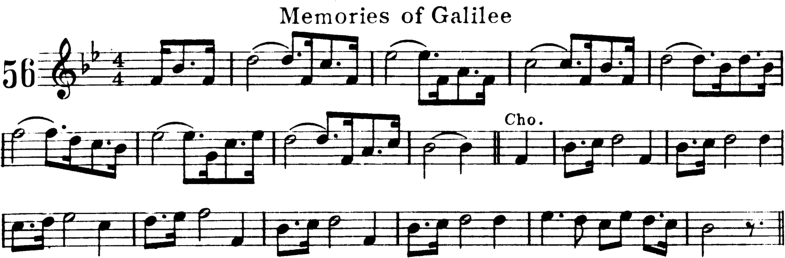 Memories of Galilee Violin Sheet Music