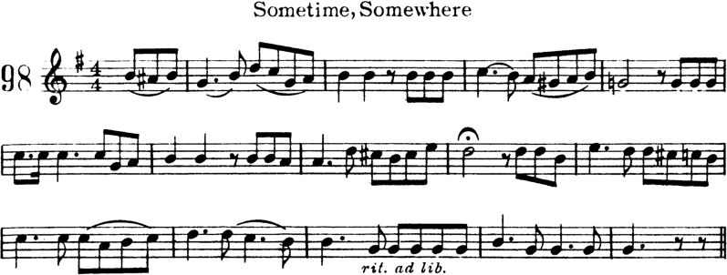 Sometime Somewhere Violin Sheet Music