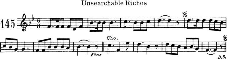 Unsearchable Riches Violin Sheet Music