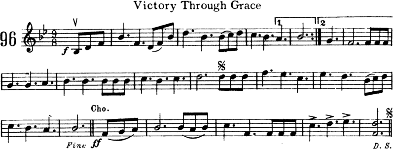 Victory Through Grace Violin Sheet Music