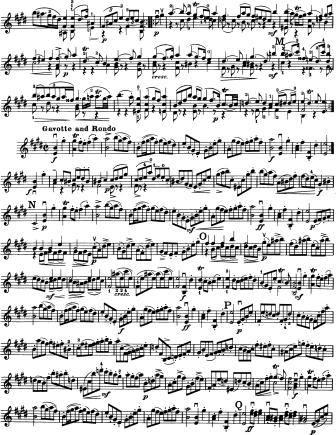 Gavotte en rondeau from Partita No. 3 - Violin Sheet Music by Bach