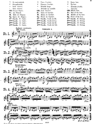 101 Easy and Progressive Pieces for 2 Violins, Op. 20 (Book I) - Violin Sheet Music by Campagnoli