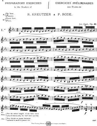24 Preparatory Exercises, Op. 37 - Violin Sheet Music by Dont