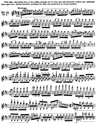Caprice No. 2 in B minor Moderato - Violin Sheet Music by Paganini