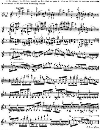 Caprice No. 22 in F major Marcato - Violin Sheet Music by Paganini