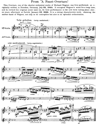 Faust - first and second violin excerpts - Violin Sheet Music by Wagner