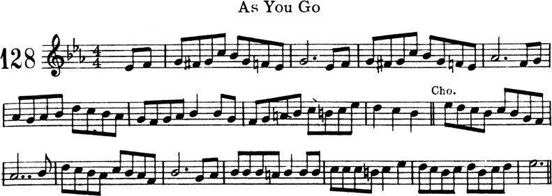 As You Go Violin Sheet Music