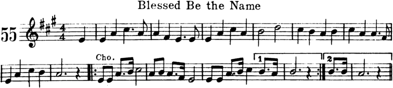 Blessed Be the Name Violin Sheet Music