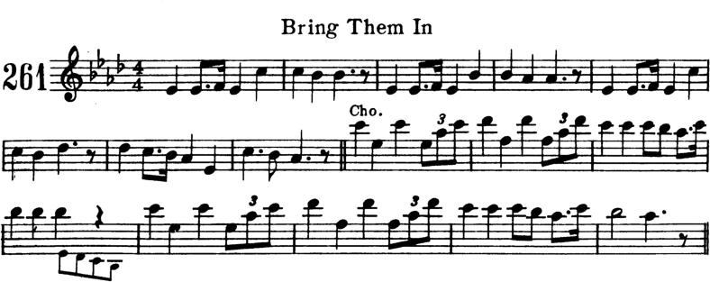 Bring Them In Violin Sheet Music