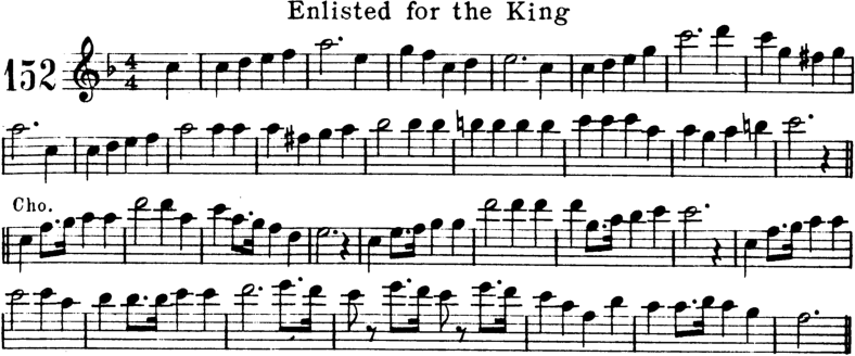 Enlisted For the King Violin Sheet Music