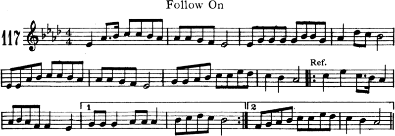 Follow On Violin Sheet Music