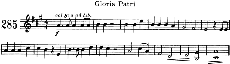 Gloria Patri Violin Sheet Music