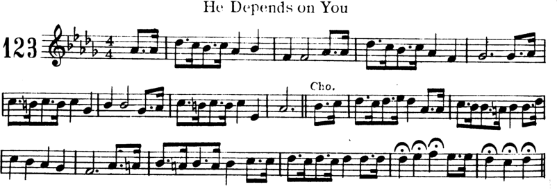 He Depends On You Violin Sheet Music