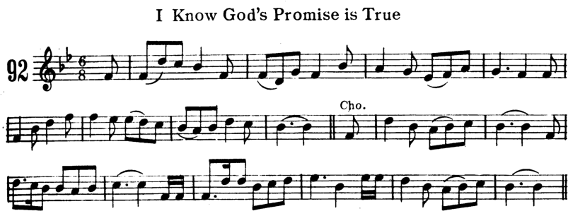 I Know Gods Promise Is True Violin Sheet Music