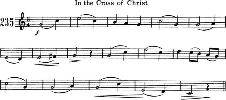 In the Cross of Christ Violin Sheet Music