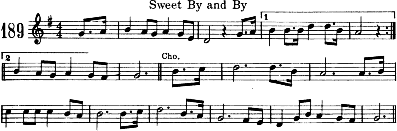 In the Sweet By And By Violin Sheet Music