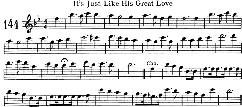 Its Just Like His Great Love Violin Sheet Music