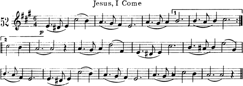 Jesus I Come Violin Sheet Music
