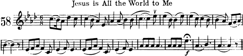 Jesus Is All the World To Me Violin Sheet Music
