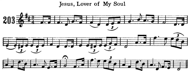 Jesus Lover of My Soul Violin Sheet Music