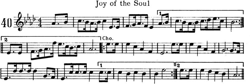 Joy of the Soul Violin Sheet Music