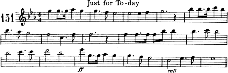 Just For Today Violin Sheet Music