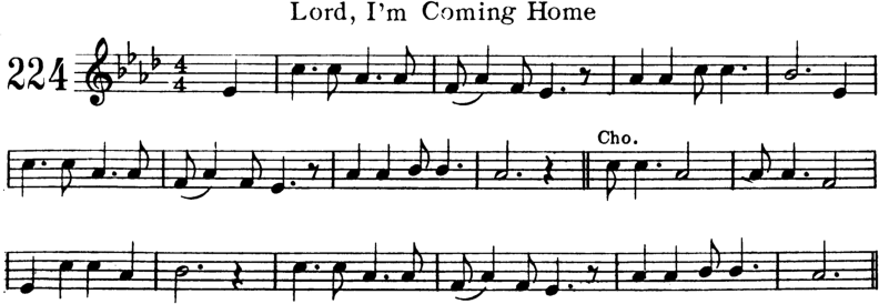 Lord Im Coming Home Violin Sheet Music