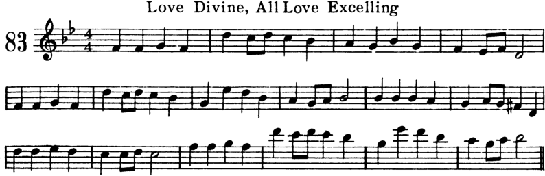 Love Divine All Love Excelling Violin Sheet Music