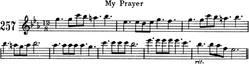 My Prayer Violin Sheet Music