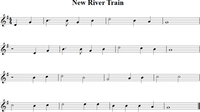 New River Train Violin Sheet Music