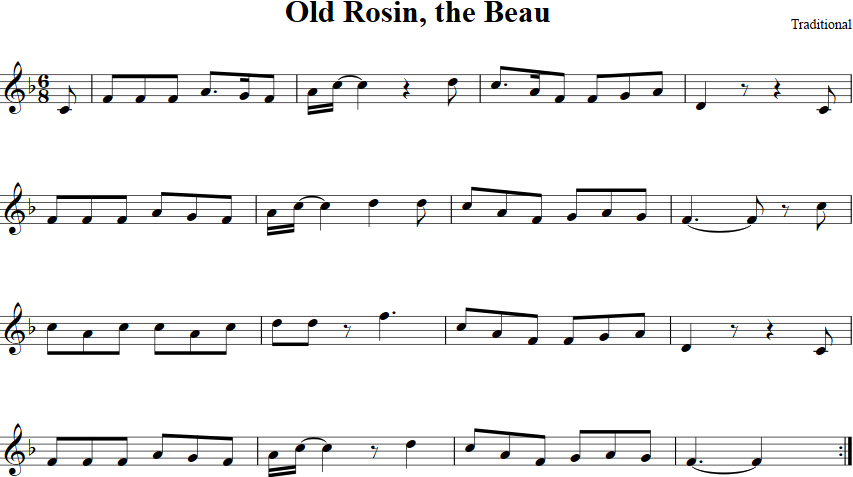 Old Rosin the Beau Violin Sheet Music