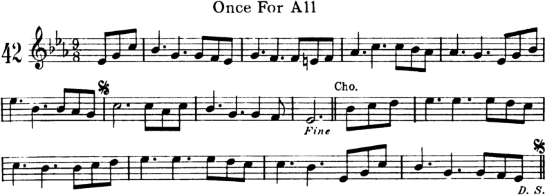 Once For All Violin Sheet Music