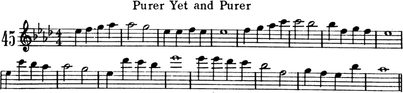 Purer Yet And Purer Violin Sheet Music