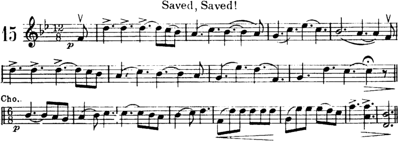 Saved Saved Violin Sheet Music