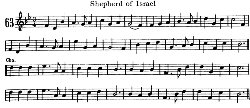 Shepherd of Israel Violin Sheet Music