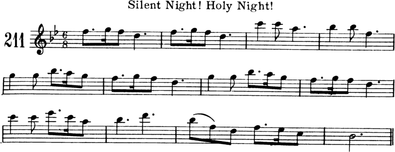 Silent Night Violin Sheet Music
