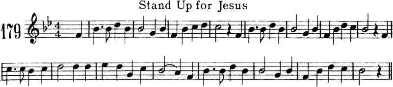 Stand Up For Jesus Violin Sheet Music