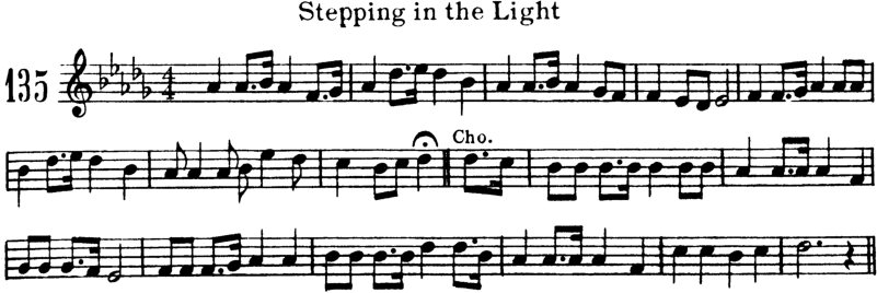Stepping In the Light Violin Sheet Music