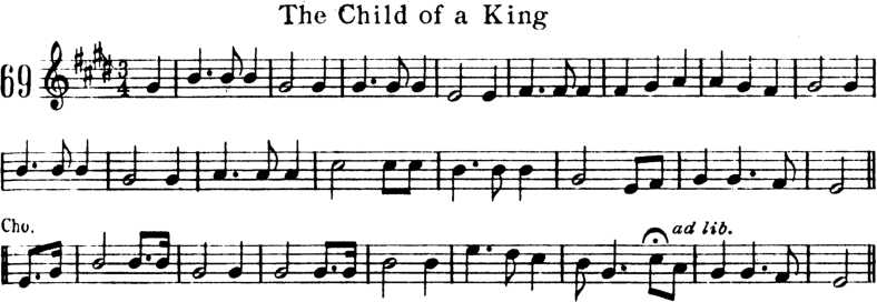 The Child of a King Violin Sheet Music