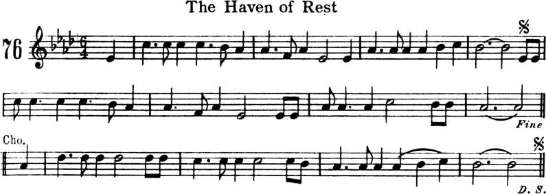 The Haven of Rest Violin Sheet Music