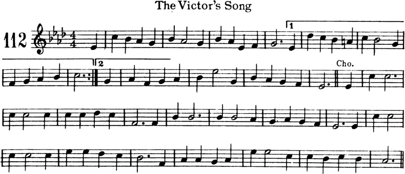 The Victor's Song Violin Sheet Music
