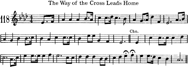 The Way of the Cross Leads Home Violin Sheet Music