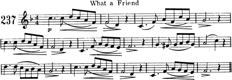 What a Friend We Have In Jesus Violin Sheet Music