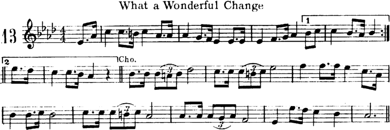 What a Wonderful Change Violin Sheet Music